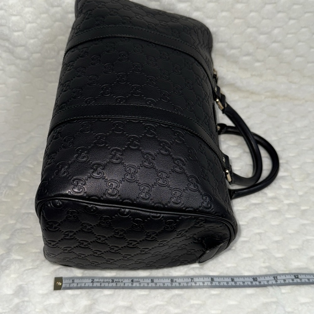 Gucci GG Guccissima Leather Boston Handbag-265697-Authentic-EUC - Picture 11 of 16